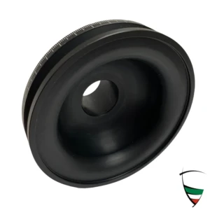 Polea de aluminio con escala de 360° (105 mm) - aprox. 300 g - 1300-160