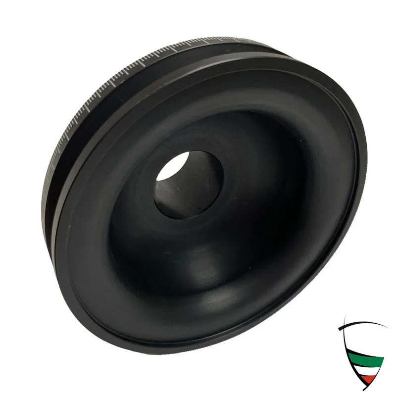 Polea de aluminio con escala de 360° (105 mm) - aprox. 300 g - 1300-160
