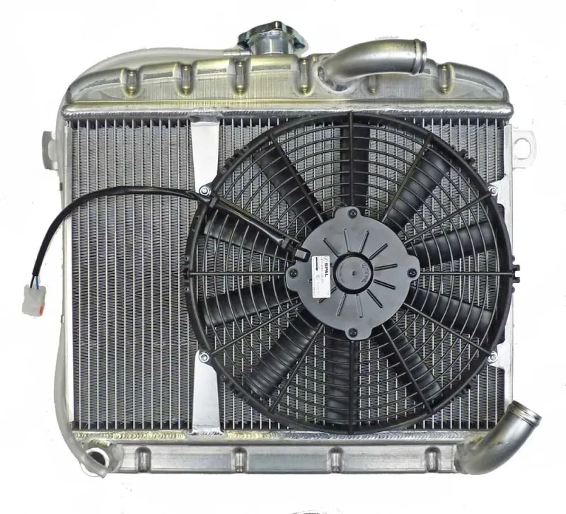 Kühler Aluminium GT 2. Serie mit Lüfter u. Kühlerdeckel