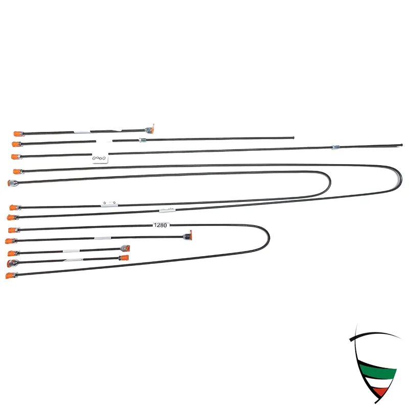 juego tuberia frenos Spider, Bertone, pedales arriba