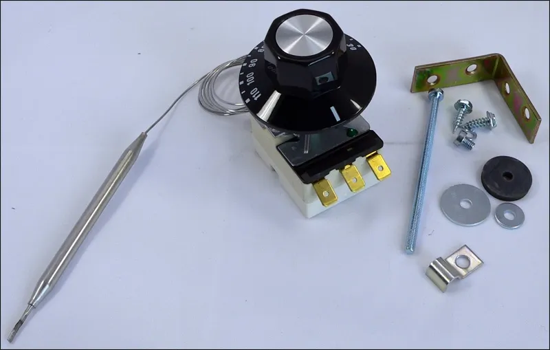 Regelbares Thermostat für Spal Ventilator,Montage am Kühler