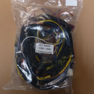 Mazo de cable 1300,1600 GTJunior con 2 faros scalino haste 19690 para modelos con caja de fusibles en el lado derecho del compartimento del motor