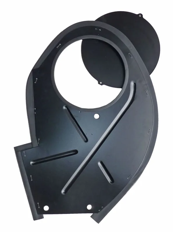 placa para fango Aluminio del. der. Spider 66-89 (entre la rueda del. y el faro)