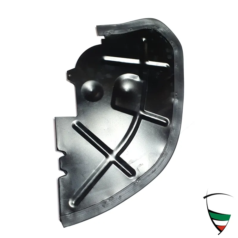 placa para-fango Aluminio post. izq. GT bertone 63-77 (entre la rudea del. y la puerta)