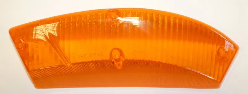 Blinkerglas Duetto orange/orange links