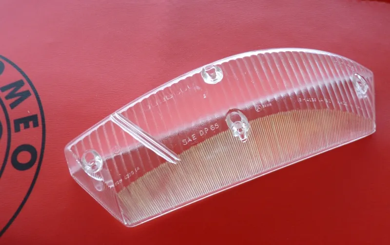Blinkerglas Duetto weiß/weiß links