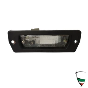 luz de placa matricula Spider 83-89 GTV (116), carcasa metalica diseño Altissimo