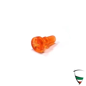 Tornillo de plástico en color naranja para lentes de intermitentes Spider 83-93