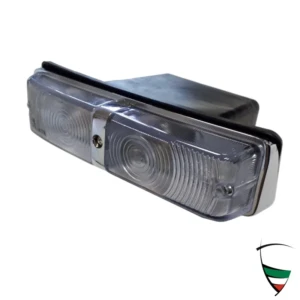 Blinker Giulia Bj.1963-74 Altissimo weiß-weiß mit Chromsteg links