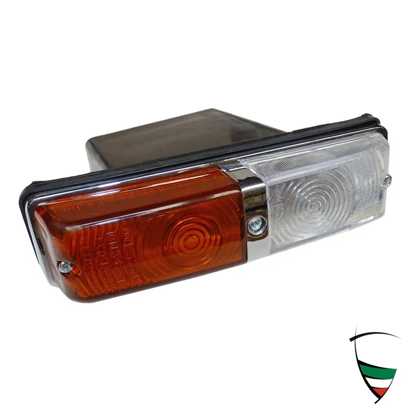 intermitente Giulia 63-74 dr. Altissimo naranja-blanco (con barra cromada)