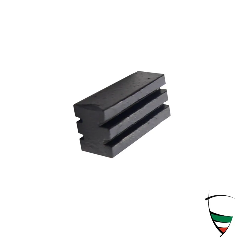 bloque caucho vidrio custodio GT