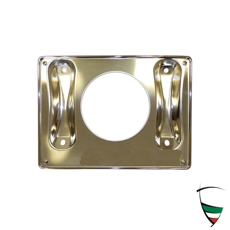 Kennzeichenhalter hinten (Edelstahl) GT-Bertone