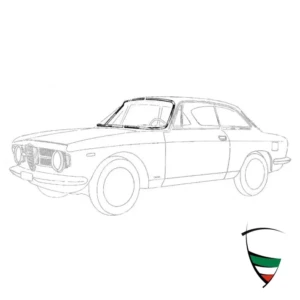 perfil cromado parabrisas GT Bertone