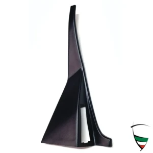 vestido montant central izq. Spider 70-83, 1 orificio,negro, en plastico con estructura Skay