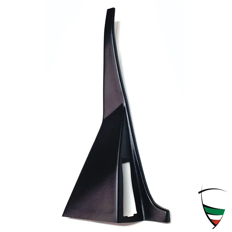 vestido montant central izq. Spider 70-83, 1 orificio,negro, en plastico con estructura Skay