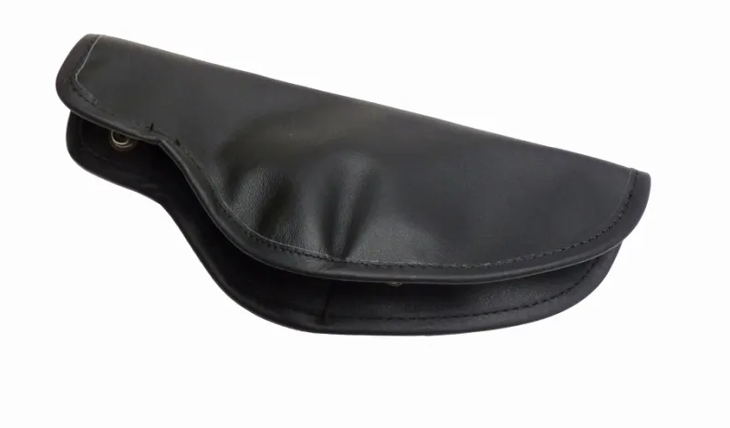 fuelle cuero negro palanca de frene de mano Spider 70-86 con botone presion