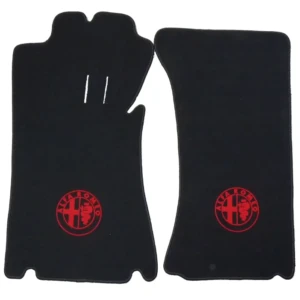 alfombrillas (jeu) Spider pedales abajo (negro con emblema rojo)