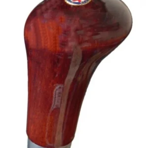 pomo palanca velocidades madera (con emblema alfa)