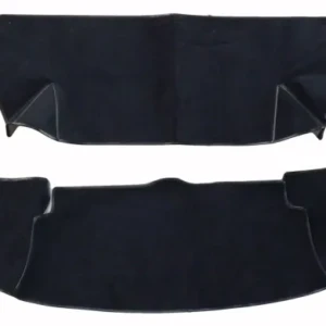 Teppichsatz Spider 90 schw. Innenraum hinten