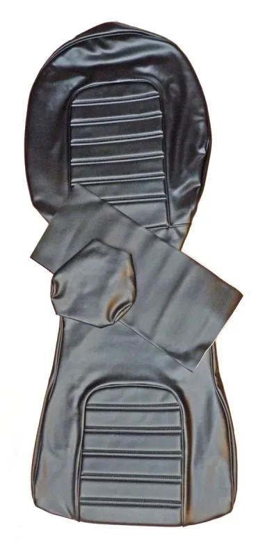 vestido asiento negro costura transversa (reposacabeza 25cm) Spider 2000 83-86 1600 83-89