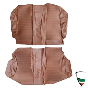vestido asiento (asiento trasero) 2000 GT 71-77 skai marron/rojo