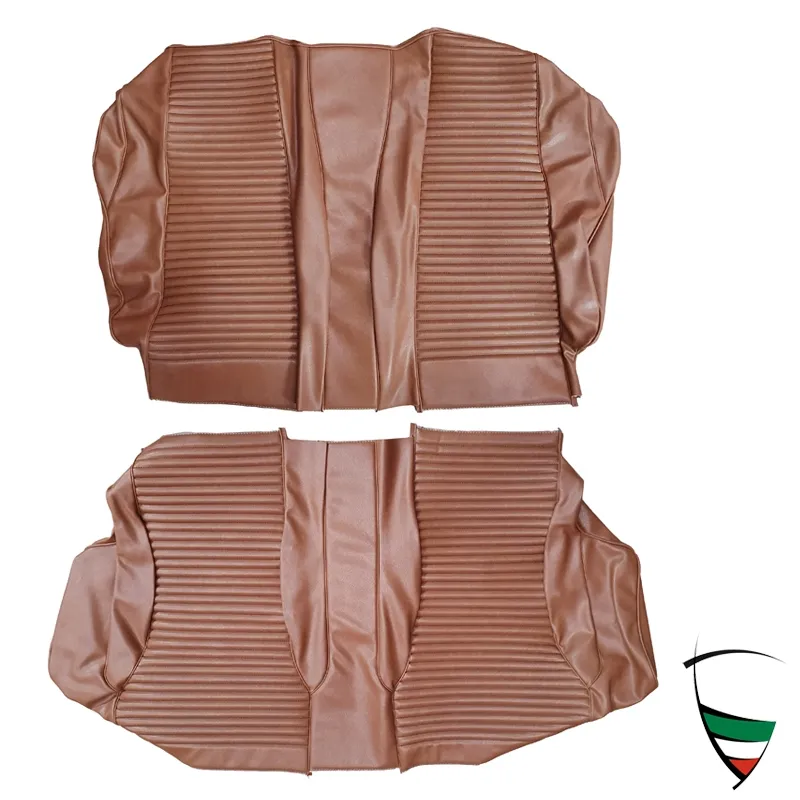 vestido asiento (asiento trasero) 2000 GT 71-77 skai marron/rojo