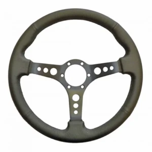 Lenkrad 360 mm Glattleder Speiche schwarz, gelocht