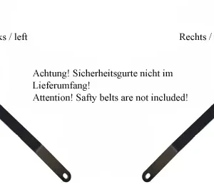 Befestigungssatz Sicherheitsgurte Spider ( Nachrüstung )