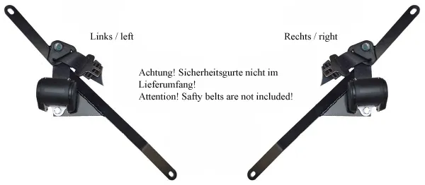 Befestigungssatz Sicherheitsgurte Spider ( Nachrüstung )