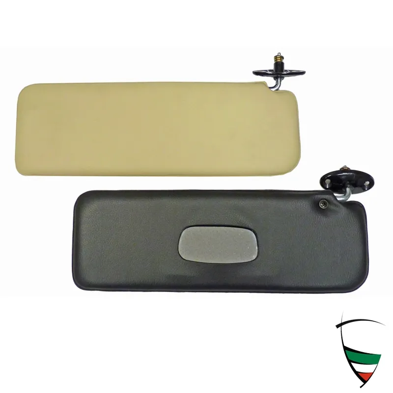 Sonnenblenden, Bertone Paar schwarz/beige, mit Haltern