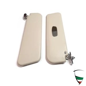 Sonnenblenden Giulia Satz links und rechts beige, incl. Halter