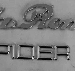 monograma Spider 90-93 autoadhesivo (3 piezas)
