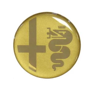 Emblem für Radioblende und C-Säule Giulia Super (gold) 33mm Dm (Paar)