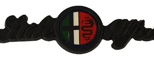 Letra CentroStile-AlfaRomeo negro lateral 140x23mm par 2 piezas