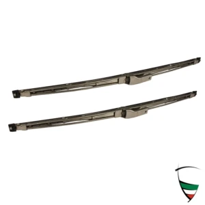 juego 2 escobillas limpia PB cromados,GT Giulia y coda Longa (33cm-fijacion por teton)