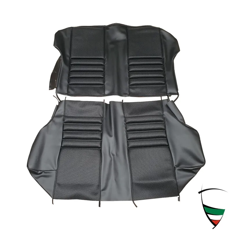vestido asiento (asiento trasero) 1750 GT 67-69 skai negro 1ra Serie