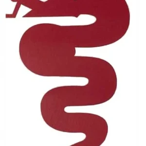 adesivo Alfa serpiente rojo