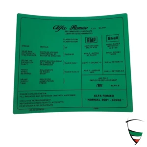 adesivo lubrificante regulación 105