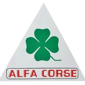 adesivo Alfa Corsa (triangulo con trebol