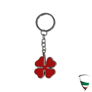 Llavero Trébol rojo