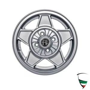 llanta Alu CROMADORA 6x14 bombeo 24 (para Spider y GT incl. tuercas de rueda y tapa cubos)