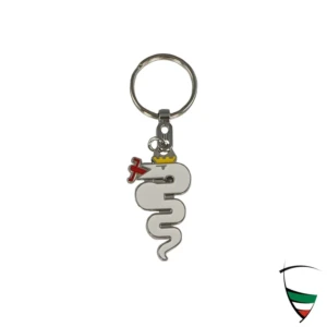 llavero serpient blanco