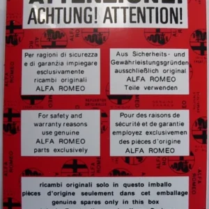 Aufkleber "Gewährleistung"