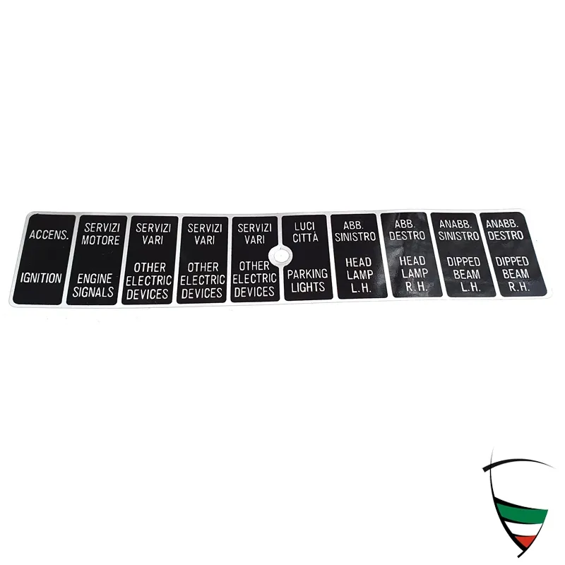 adhesivo caja de fusibles Giulia 64-69