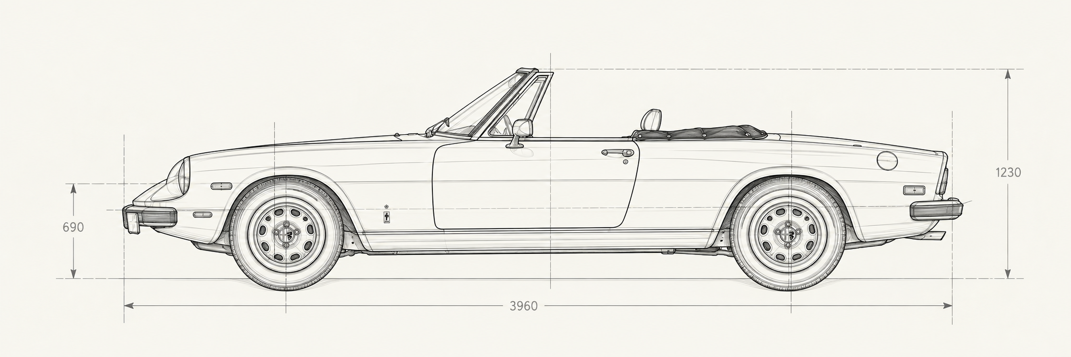 Alfa Romeo Spider clásico